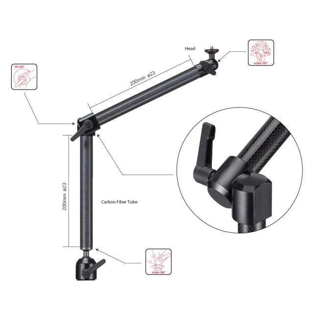 LUXTER 121 Car Seat Rail Mount