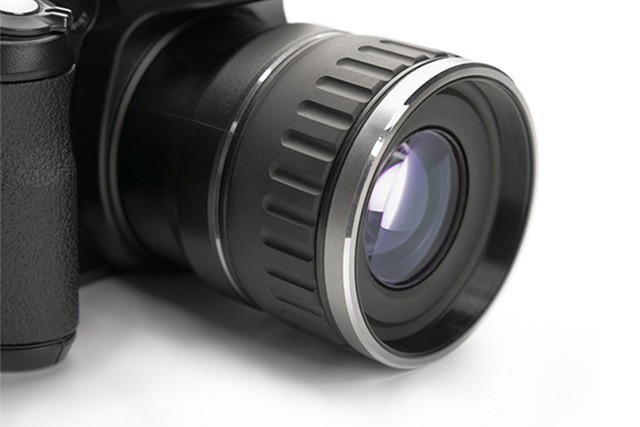 Close-up of a camera lens, ideal for Camera Mount setup